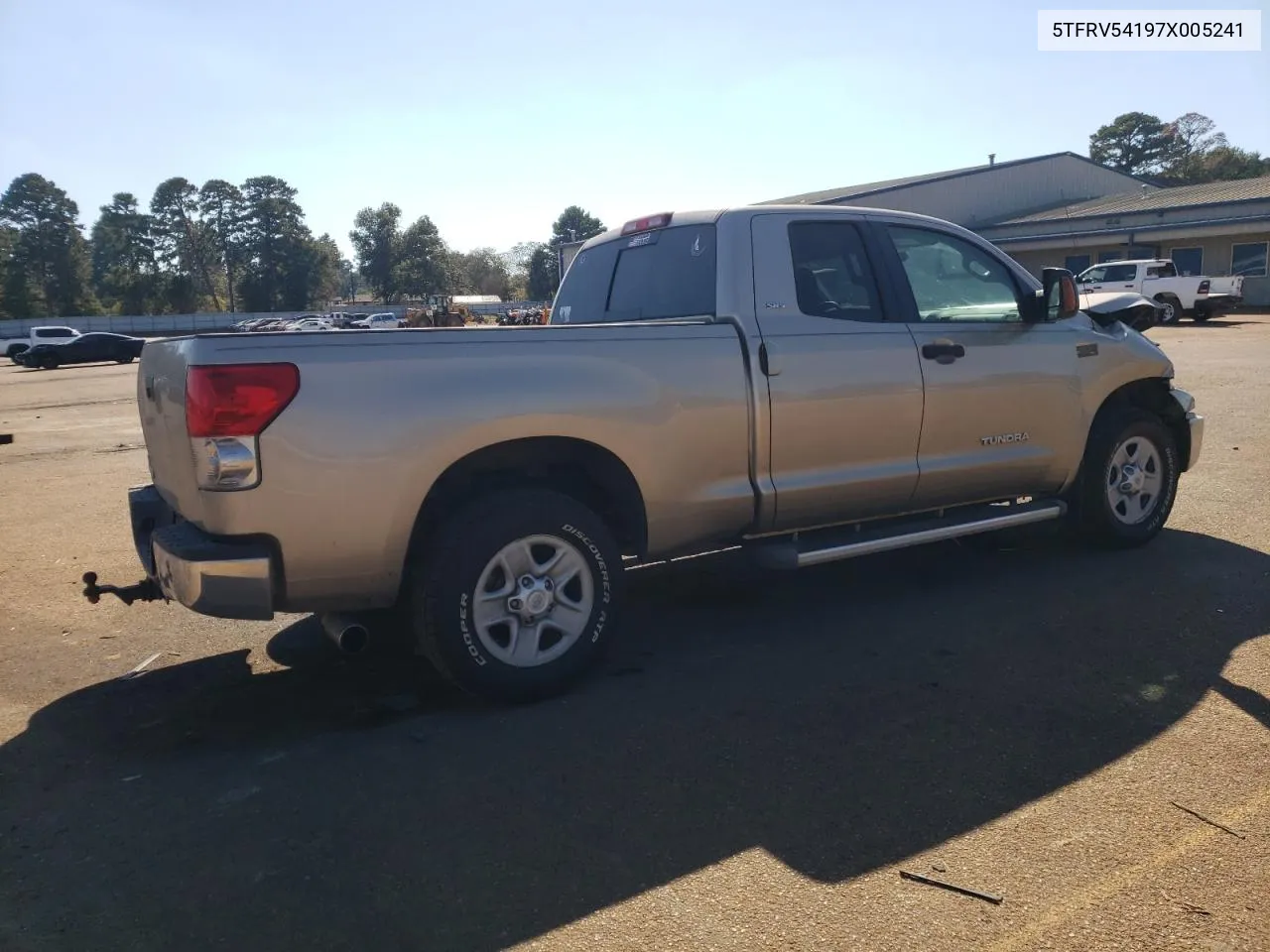 2007 Toyota Tundra Double Cab Sr5 VIN: 5TFRV54197X005241 Lot: 77391784