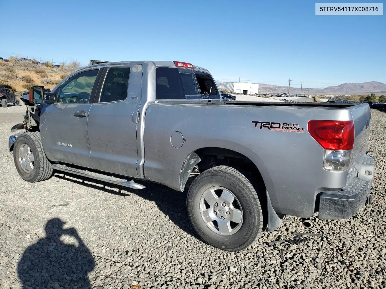 2007 Toyota Tundra Double Cab Sr5 VIN: 5TFRV54117X008716 Lot: 77423404