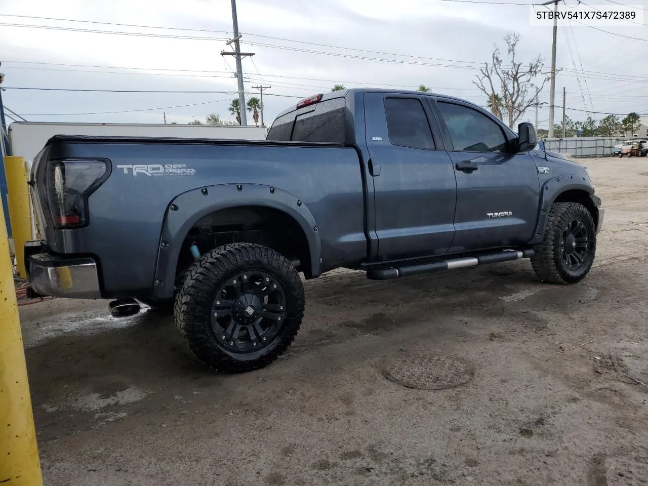 2007 Toyota Tundra Double Cab Sr5 VIN: 5TBRV541X7S472389 Lot: 77485654