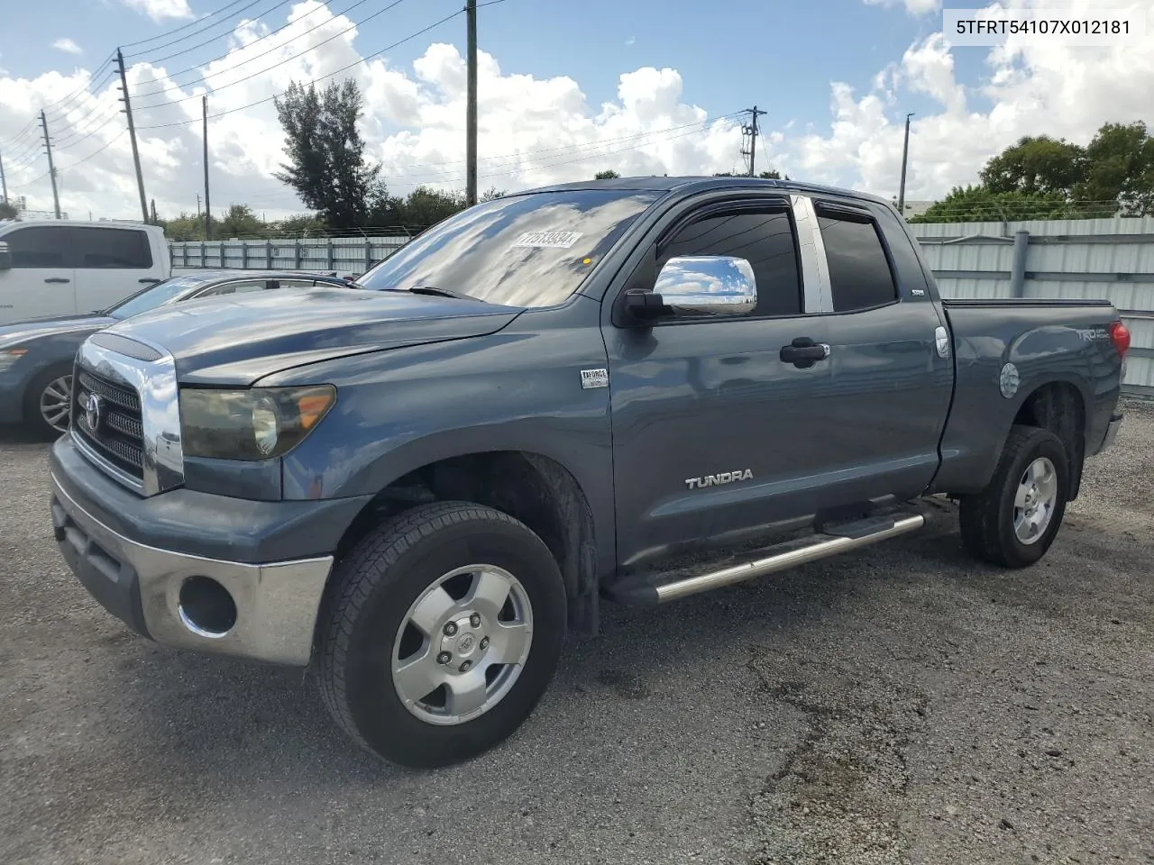 2007 Toyota Tundra Double Cab Sr5 VIN: 5TFRT54107X012181 Lot: 77513934