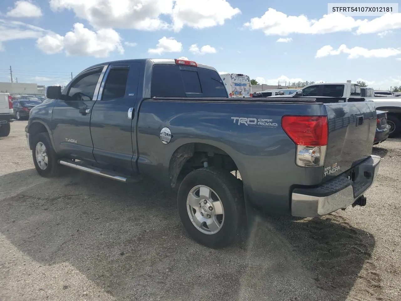 2007 Toyota Tundra Double Cab Sr5 VIN: 5TFRT54107X012181 Lot: 77513934