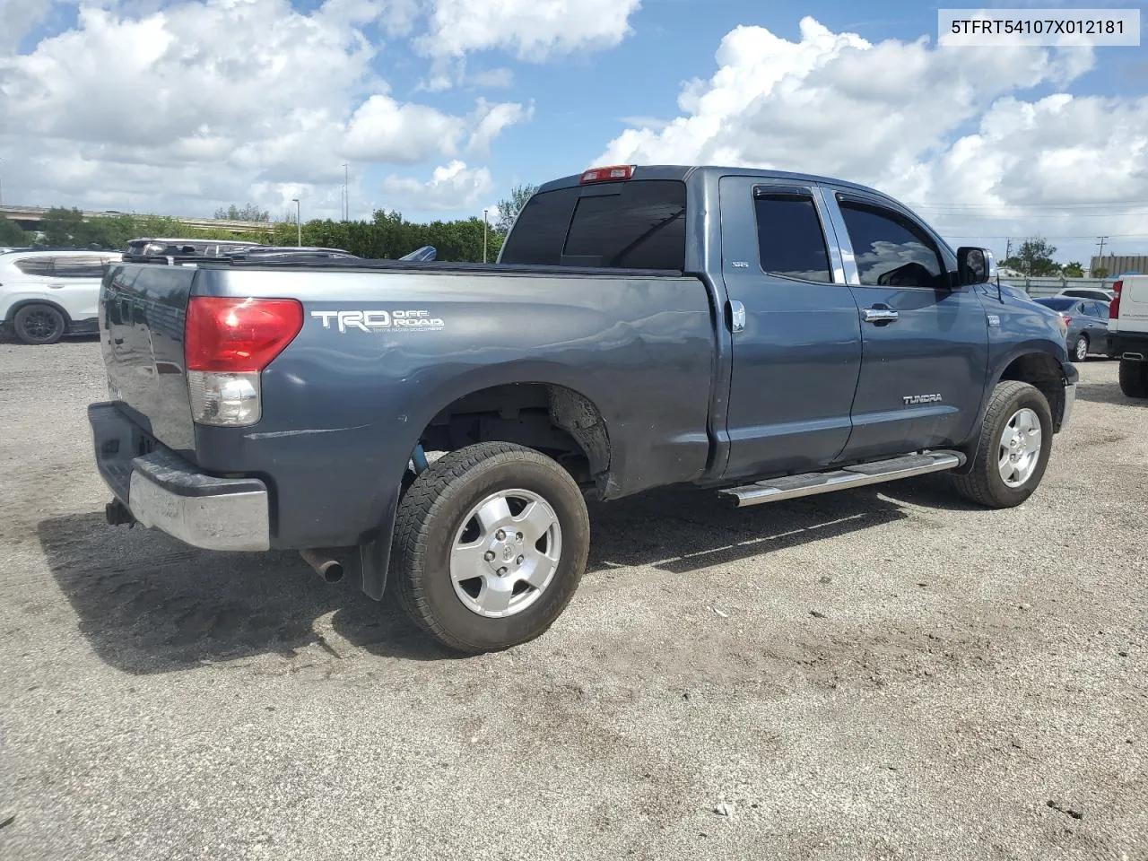 2007 Toyota Tundra Double Cab Sr5 VIN: 5TFRT54107X012181 Lot: 77513934