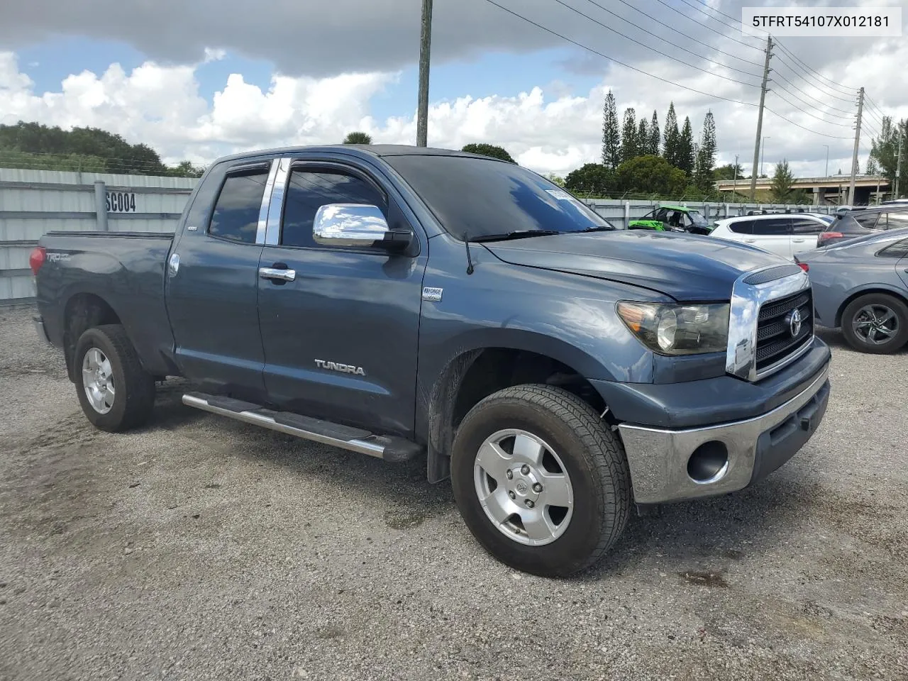 2007 Toyota Tundra Double Cab Sr5 VIN: 5TFRT54107X012181 Lot: 77513934