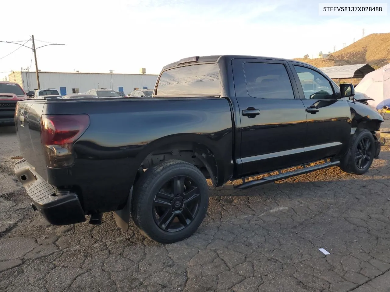 2007 Toyota Tundra Crewmax Limited VIN: 5TFEV58137X028488 Lot: 77602194