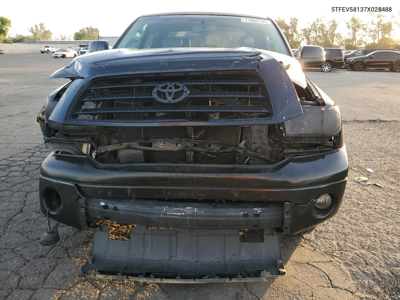 2007 Toyota Tundra Crewmax Limited VIN: 5TFEV58137X028488 Lot: 77602194