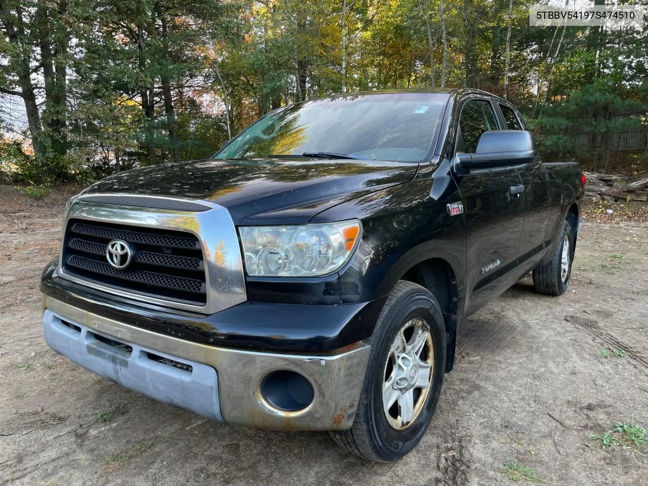 2007 Toyota Tundra Double Cab Sr5 VIN: 5TBBV54197S474510 Lot: 77630444