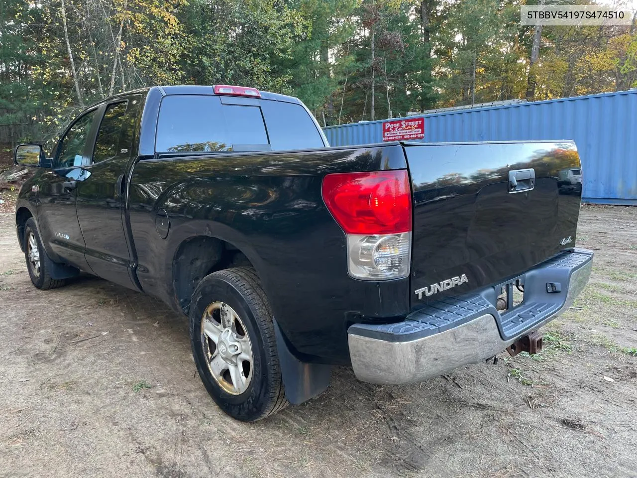 2007 Toyota Tundra Double Cab Sr5 VIN: 5TBBV54197S474510 Lot: 77630444