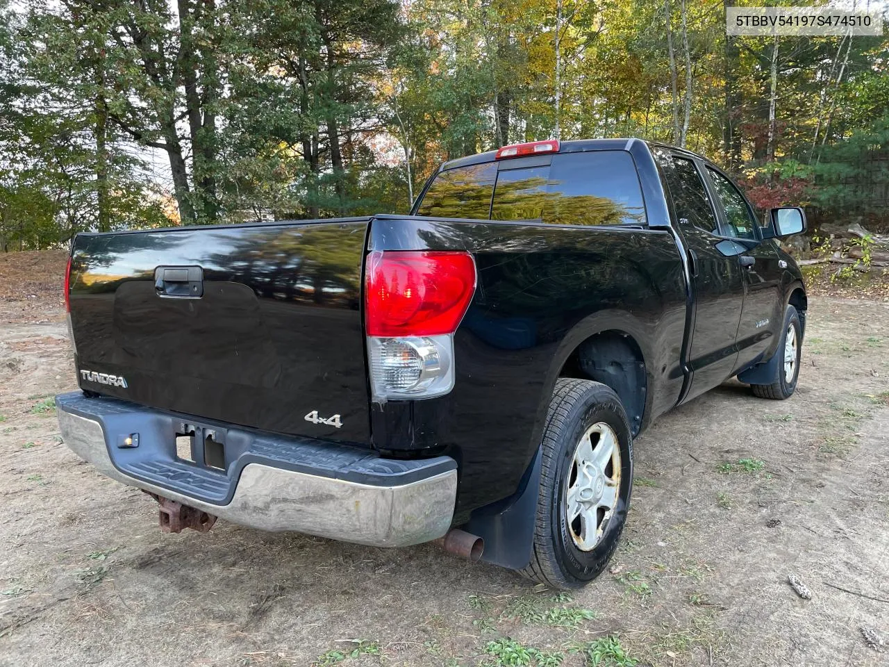 2007 Toyota Tundra Double Cab Sr5 VIN: 5TBBV54197S474510 Lot: 77630444