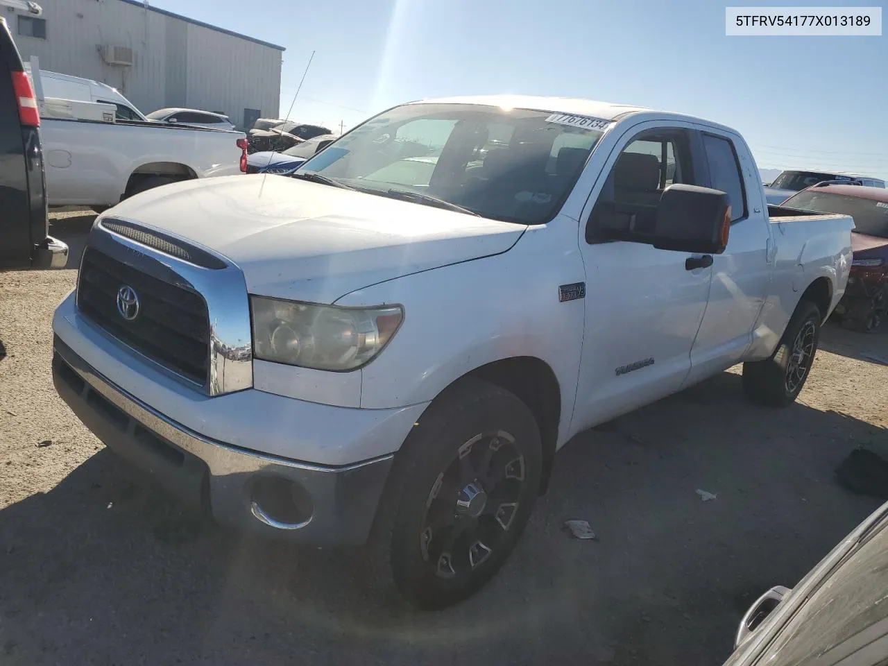 2007 Toyota Tundra Double Cab Sr5 VIN: 5TFRV54177X013189 Lot: 77676134