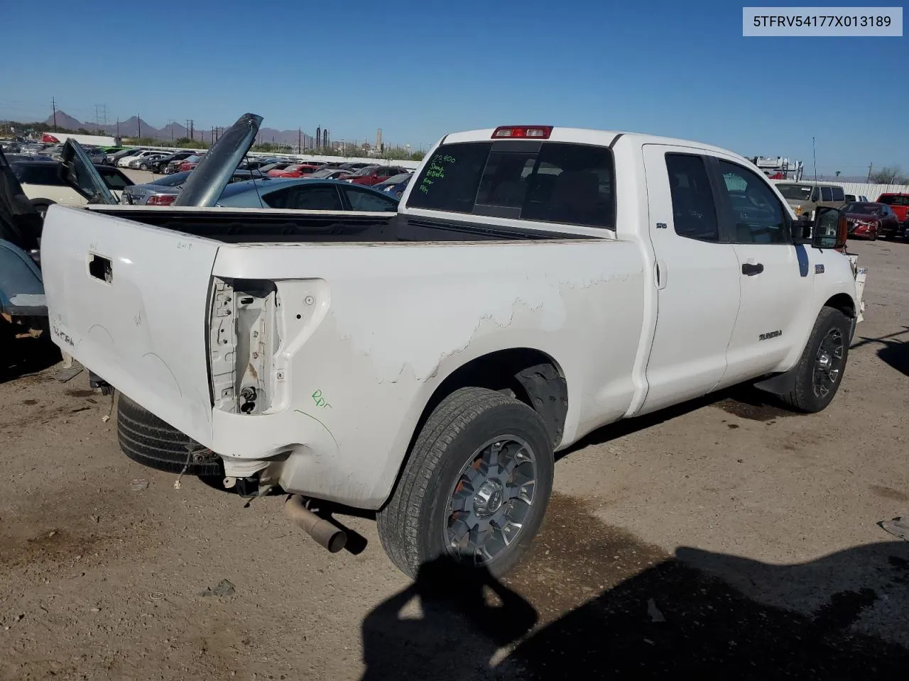 2007 Toyota Tundra Double Cab Sr5 VIN: 5TFRV54177X013189 Lot: 77676134