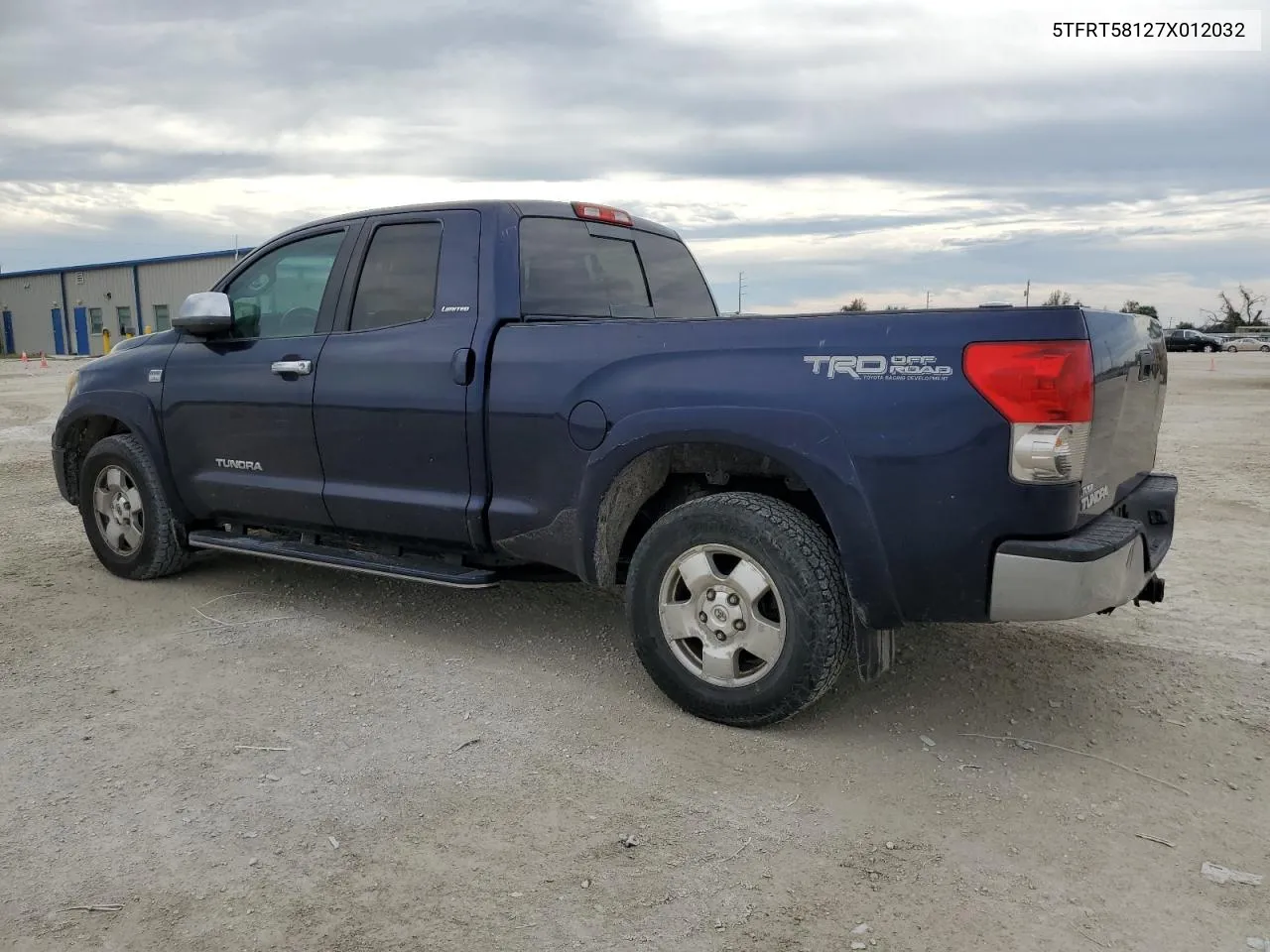 2007 Toyota Tundra Double Cab Limited VIN: 5TFRT58127X012032 Lot: 77693804