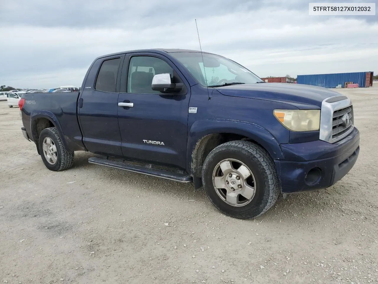 2007 Toyota Tundra Double Cab Limited VIN: 5TFRT58127X012032 Lot: 77693804