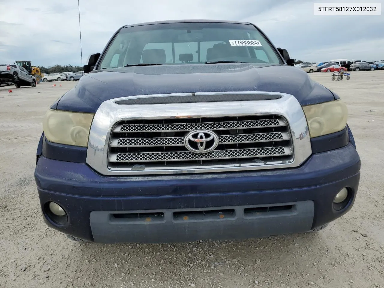 2007 Toyota Tundra Double Cab Limited VIN: 5TFRT58127X012032 Lot: 77693804