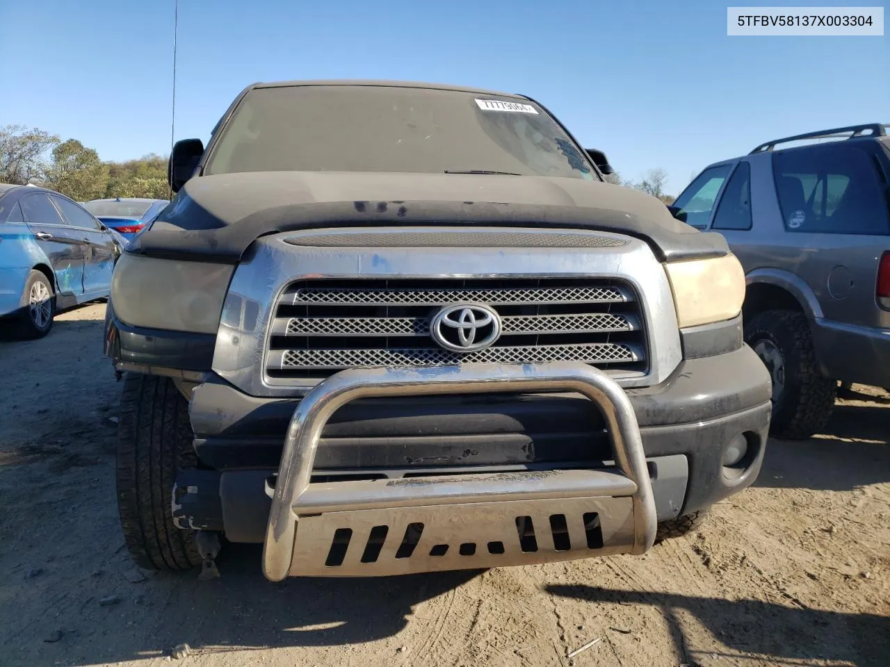 2007 Toyota Tundra Double Cab Limited VIN: 5TFBV58137X003304 Lot: 77779064