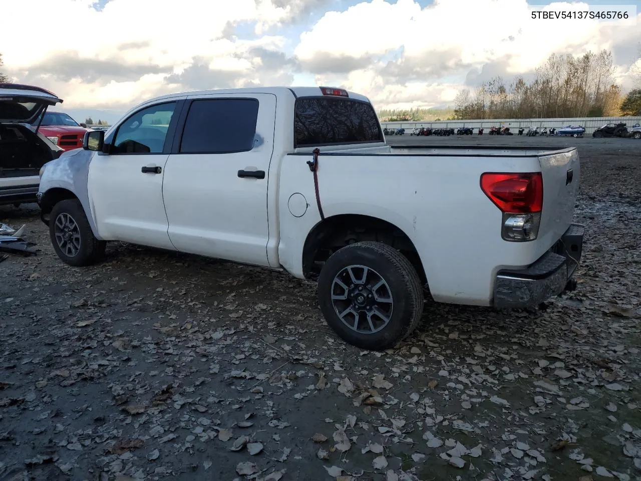 2007 Toyota Tundra Crewmax Sr5 VIN: 5TBEV54137S465766 Lot: 77813274