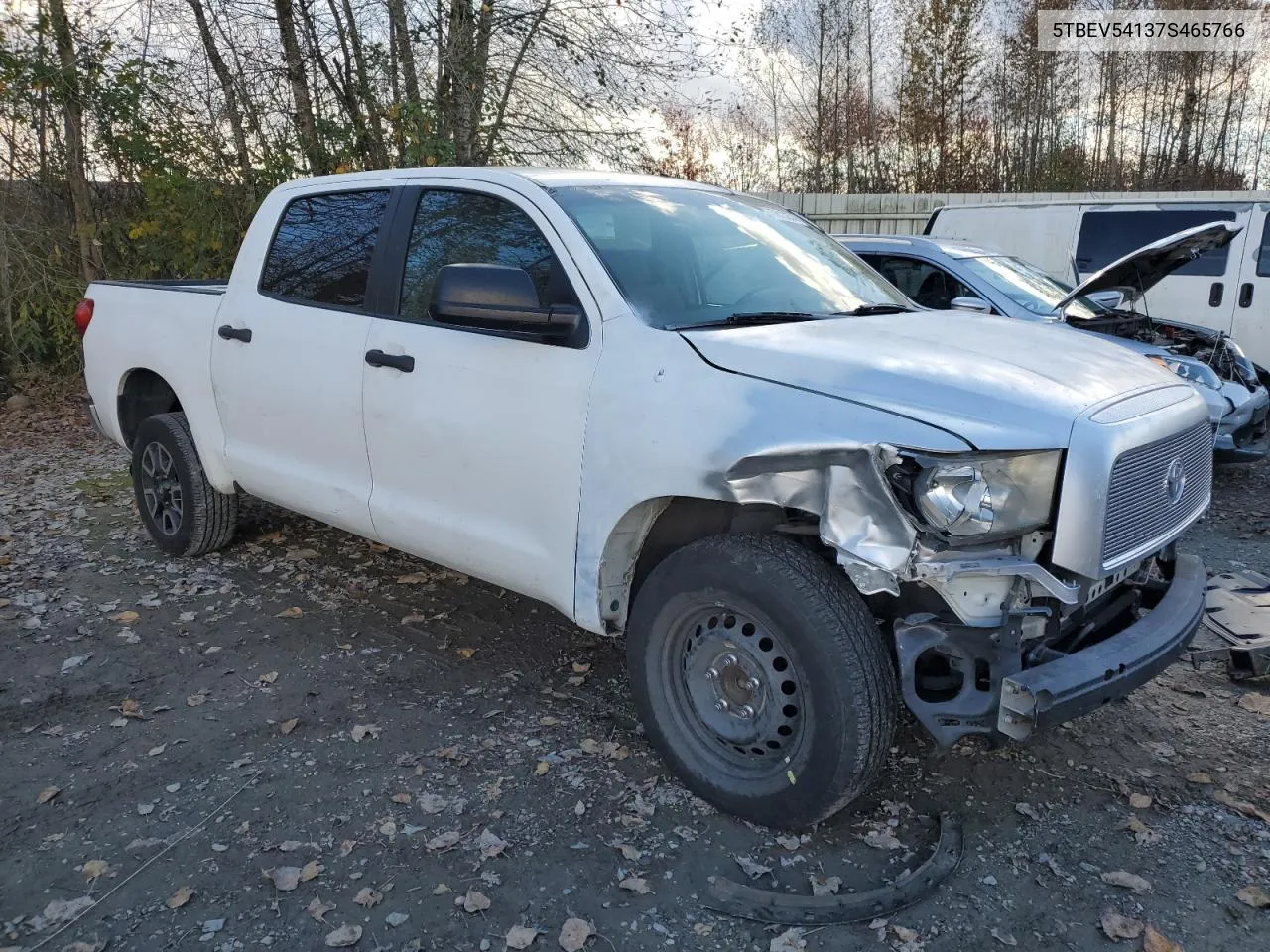 2007 Toyota Tundra Crewmax Sr5 VIN: 5TBEV54137S465766 Lot: 77813274