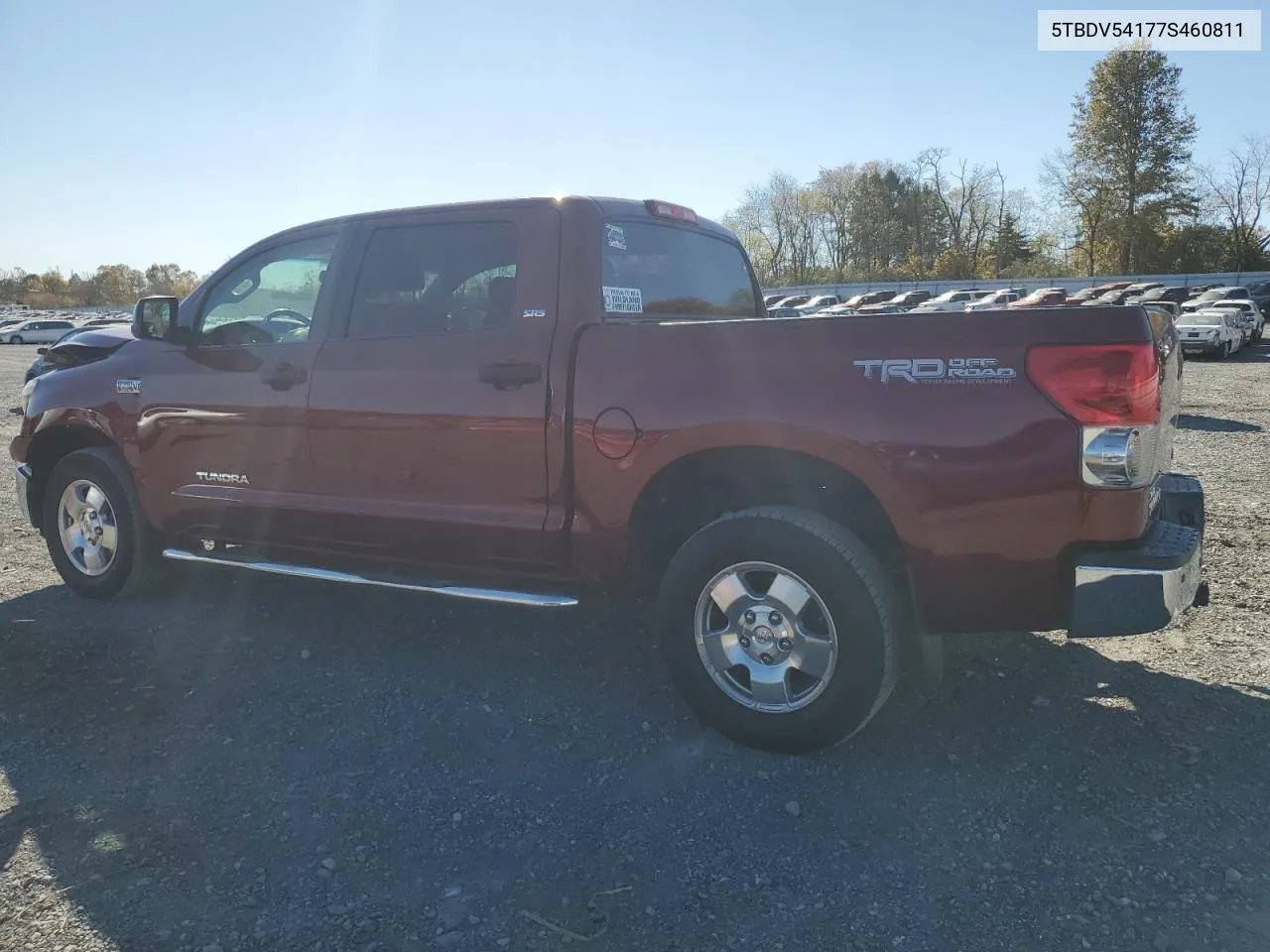 2007 Toyota Tundra Crewmax Sr5 VIN: 5TBDV54177S460811 Lot: 77878964