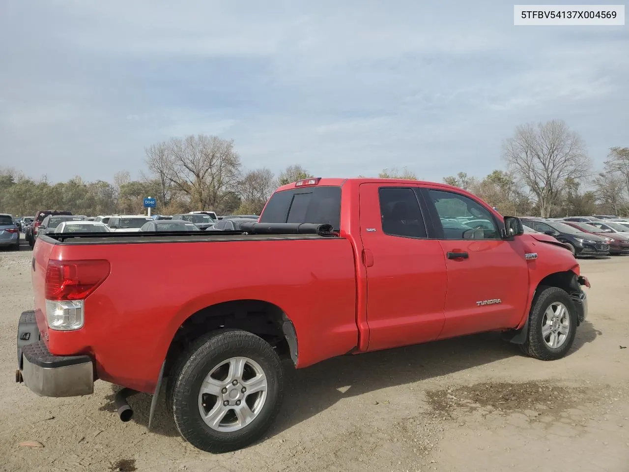 2007 Toyota Tundra Double Cab Sr5 VIN: 5TFBV54137X004569 Lot: 77932704