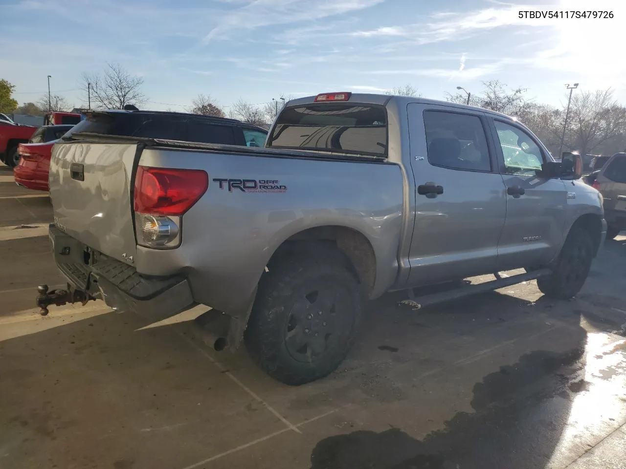 2007 Toyota Tundra Crewmax Sr5 VIN: 5TBDV54117S479726 Lot: 78080674