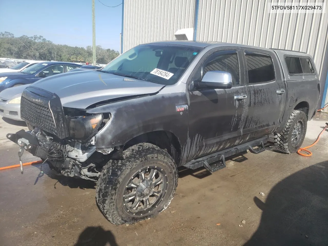 2007 Toyota Tundra Crewmax Limited VIN: 5TFDV58117X029473 Lot: 78184284