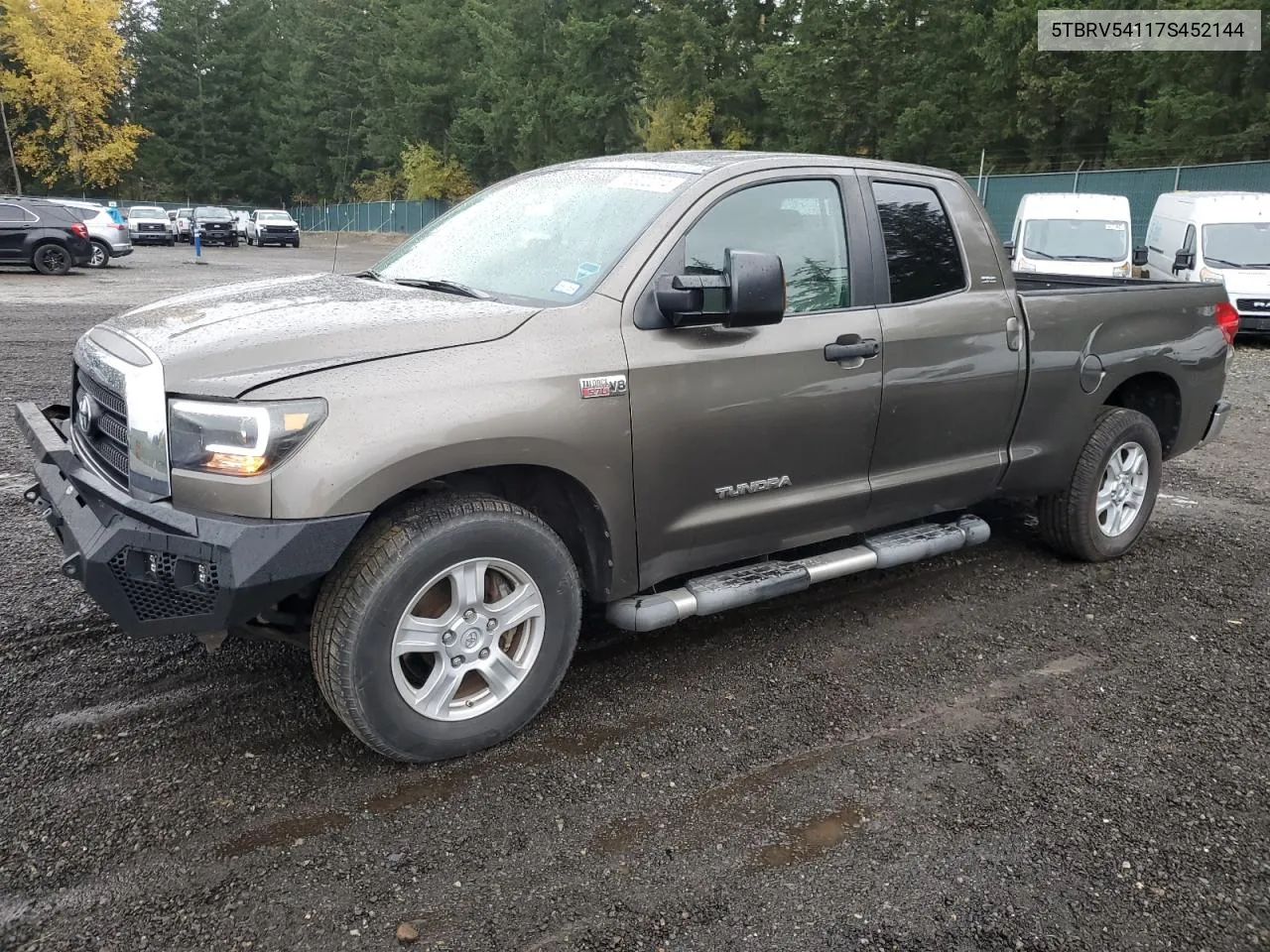 5TBRV54117S452144 2007 Toyota Tundra Double Cab Sr5