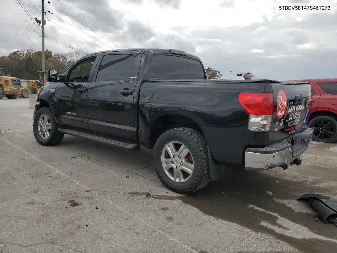 2007 Toyota Tundra Crewmax Limited VIN: 5TBDV58147S467273 Lot: 78369974