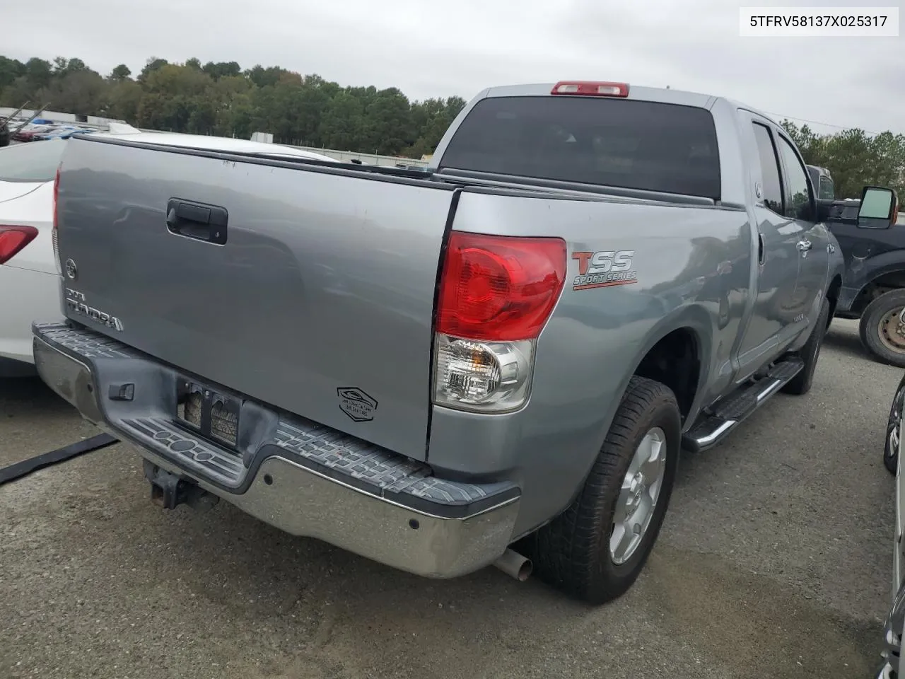 2007 Toyota Tundra Double Cab Limited VIN: 5TFRV58137X025317 Lot: 78417074