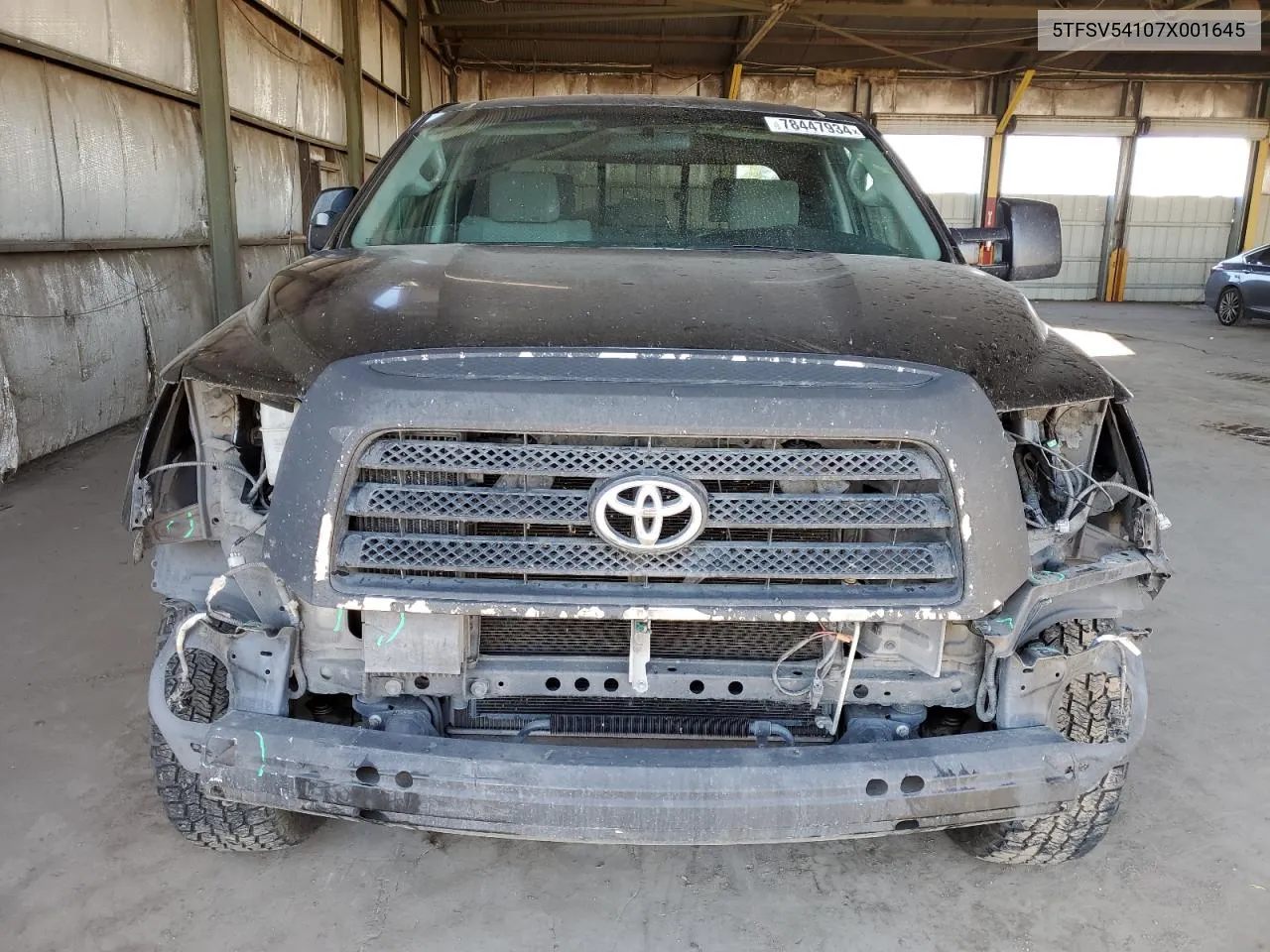 2007 Toyota Tundra Double Cab Sr5 VIN: 5TFSV54107X001645 Lot: 78447934