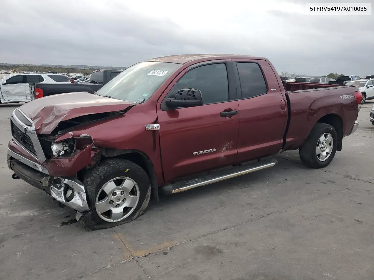 2007 Toyota Tundra Double Cab Sr5 VIN: 5TFRV54197X010035 Lot: 78617074