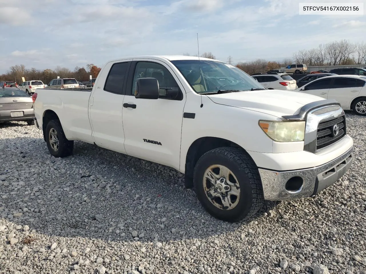 2007 Toyota Tundra Double Cab Sr5 VIN: 5TFCV54167X002156 Lot: 78624404