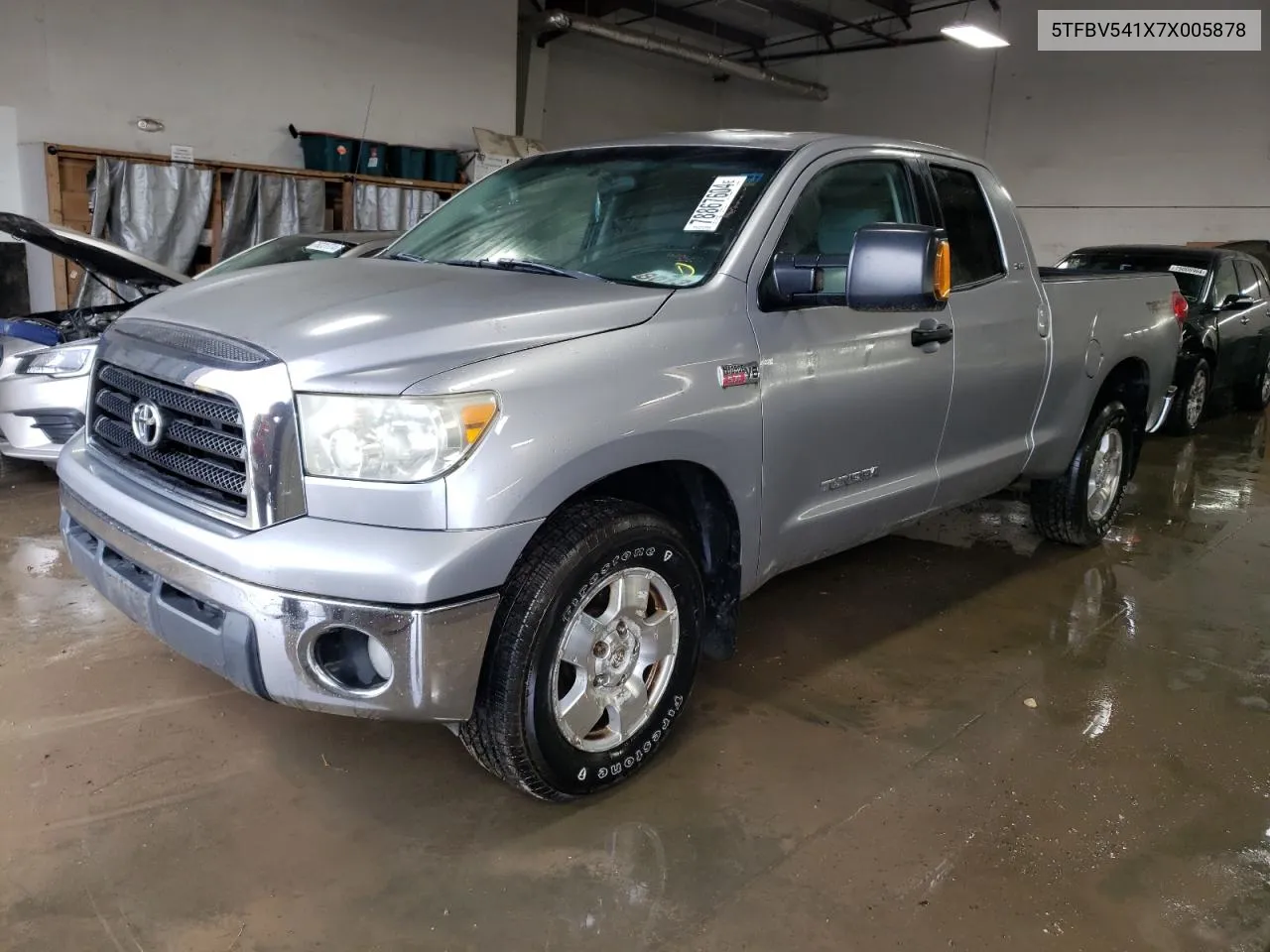 2007 Toyota Tundra Double Cab Sr5 VIN: 5TFBV541X7X005878 Lot: 78867604