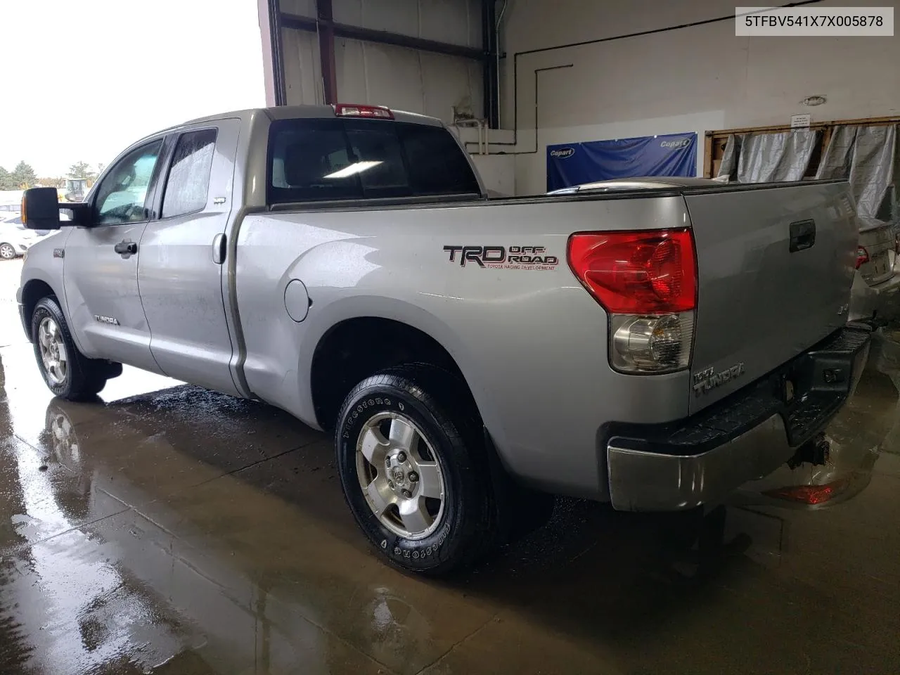 2007 Toyota Tundra Double Cab Sr5 VIN: 5TFBV541X7X005878 Lot: 78867604