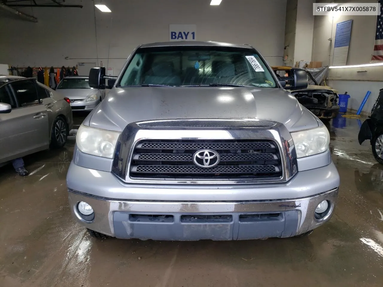 2007 Toyota Tundra Double Cab Sr5 VIN: 5TFBV541X7X005878 Lot: 78867604