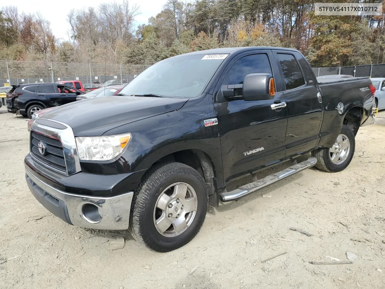 2007 Toyota Tundra Double Cab Sr5 VIN: 5TFBV54117X010712 Lot: 78935734