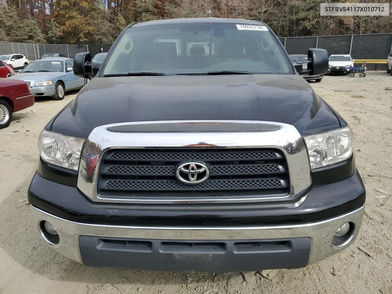 2007 Toyota Tundra Double Cab Sr5 VIN: 5TFBV54117X010712 Lot: 78935734