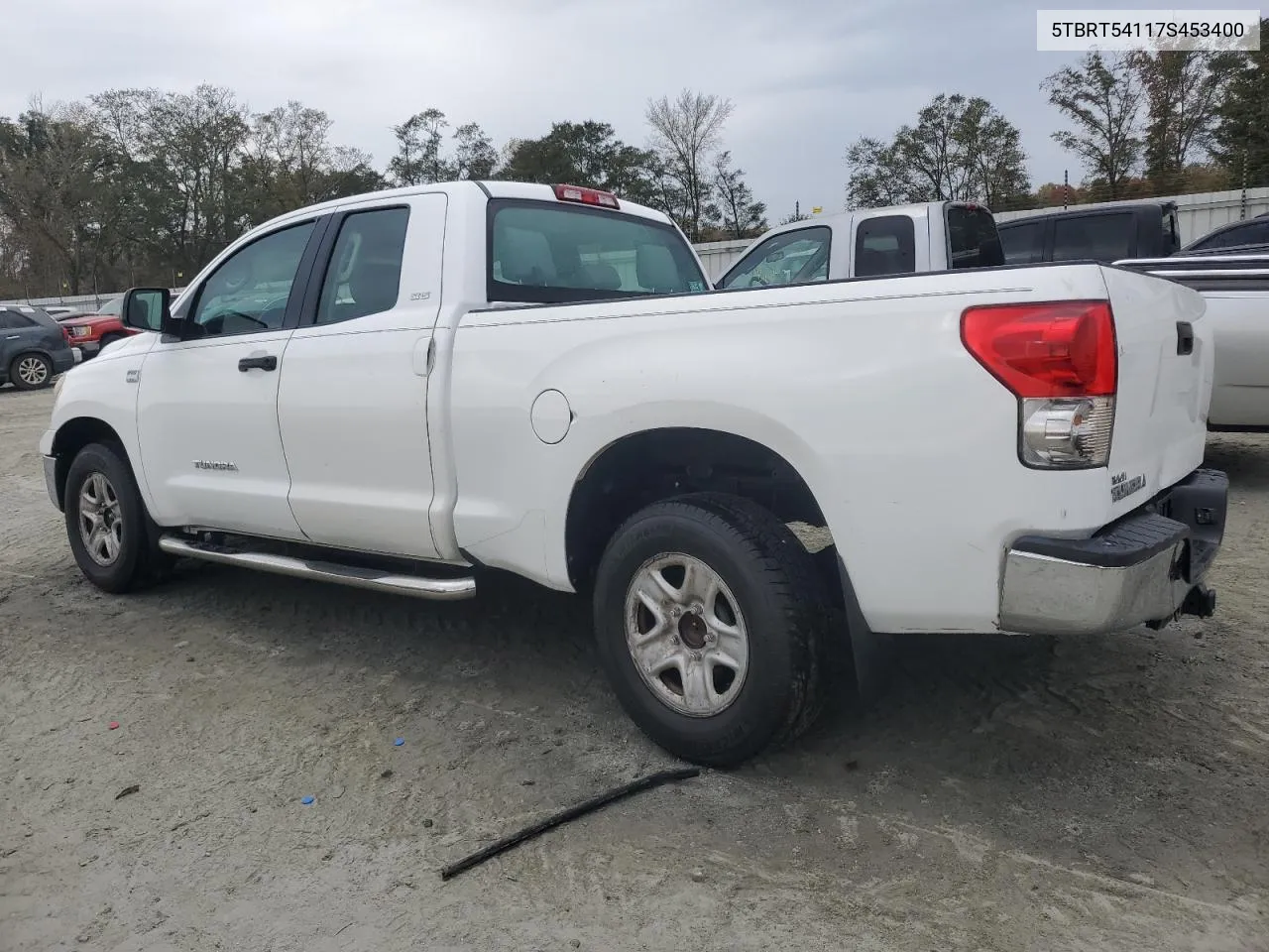 2007 Toyota Tundra Double Cab Sr5 VIN: 5TBRT54117S453400 Lot: 79009694