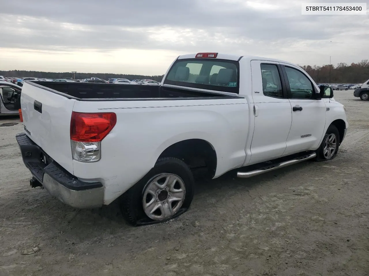 2007 Toyota Tundra Double Cab Sr5 VIN: 5TBRT54117S453400 Lot: 79009694