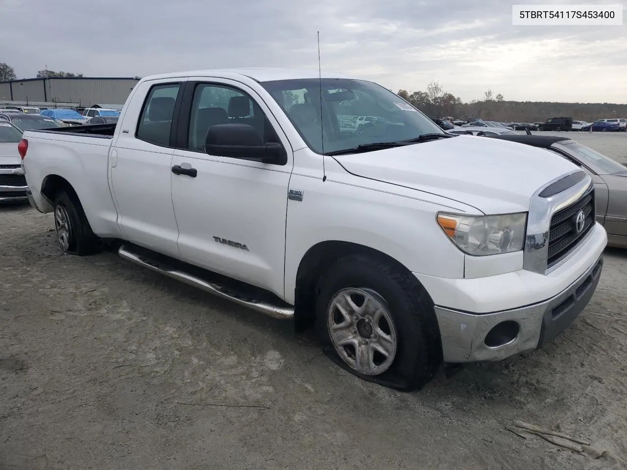 2007 Toyota Tundra Double Cab Sr5 VIN: 5TBRT54117S453400 Lot: 79009694