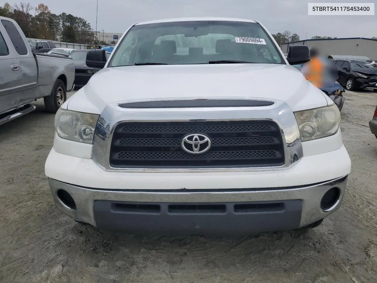 2007 Toyota Tundra Double Cab Sr5 VIN: 5TBRT54117S453400 Lot: 79009694