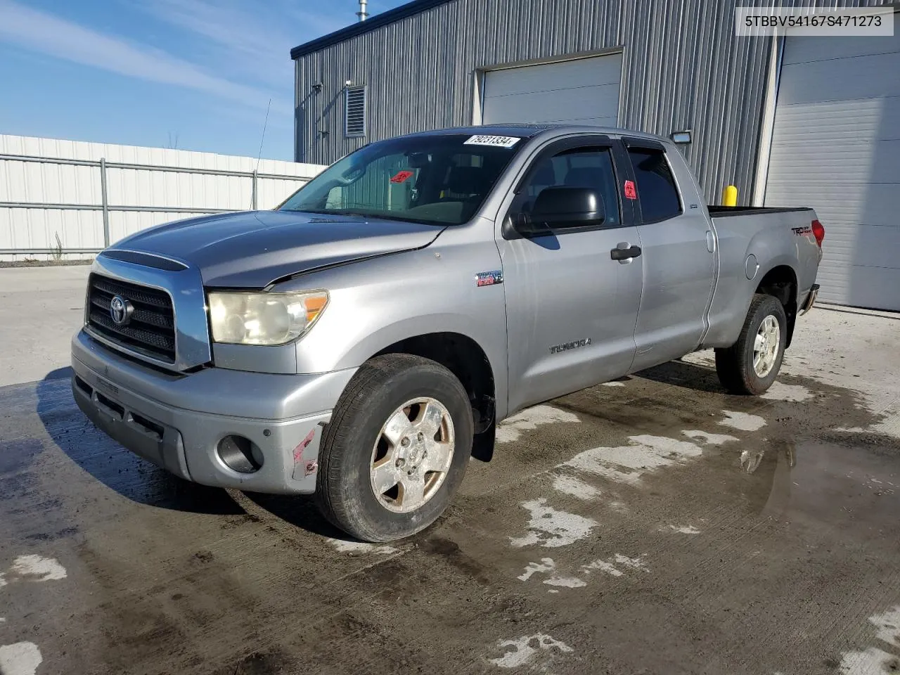 2007 Toyota Tundra Double Cab Sr5 VIN: 5TBBV54167S471273 Lot: 79231334