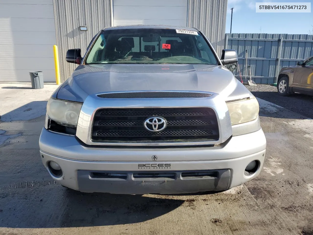 2007 Toyota Tundra Double Cab Sr5 VIN: 5TBBV54167S471273 Lot: 79231334