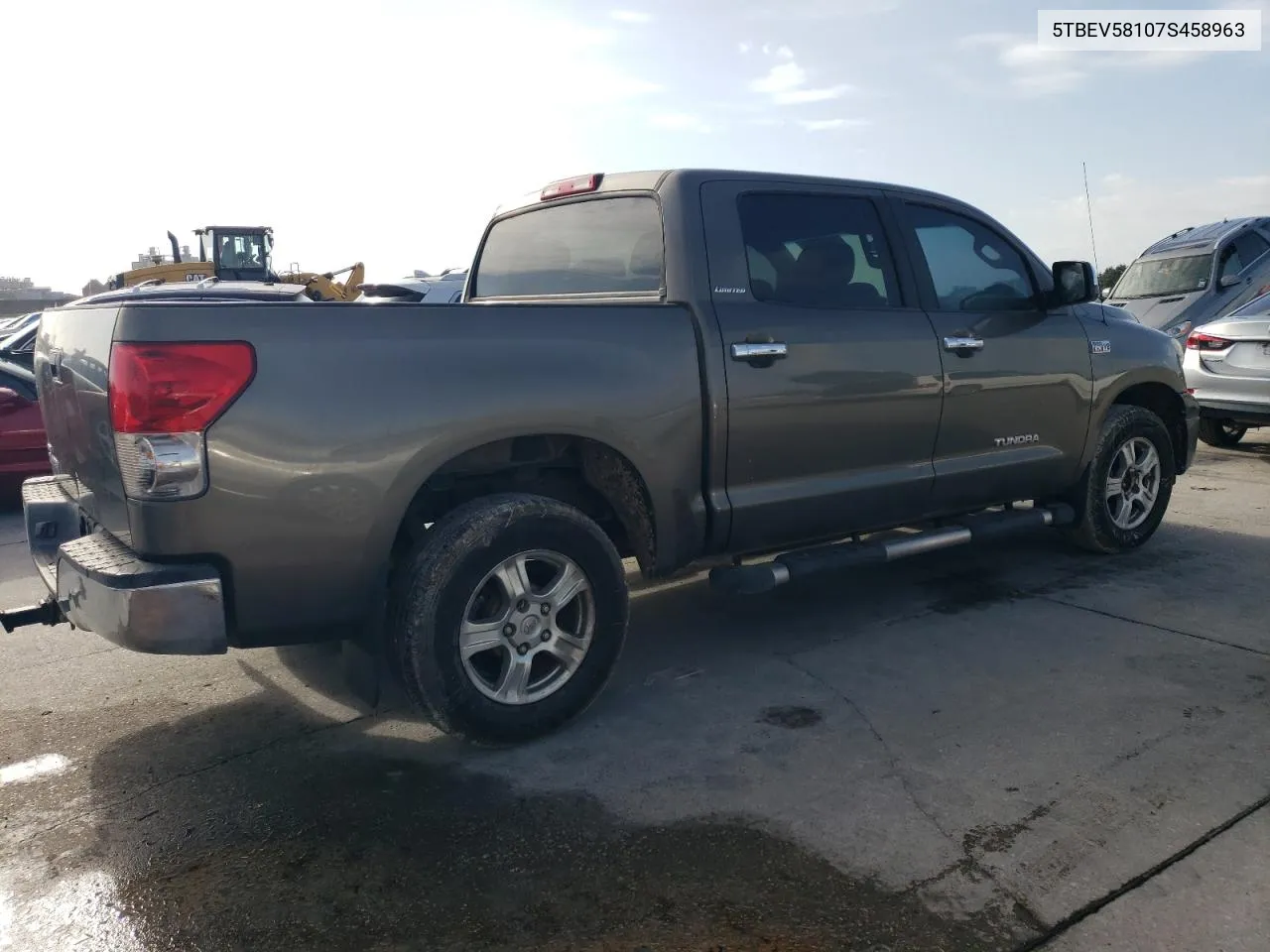 2007 Toyota Tundra Crewmax Limited VIN: 5TBEV58107S458963 Lot: 79397894