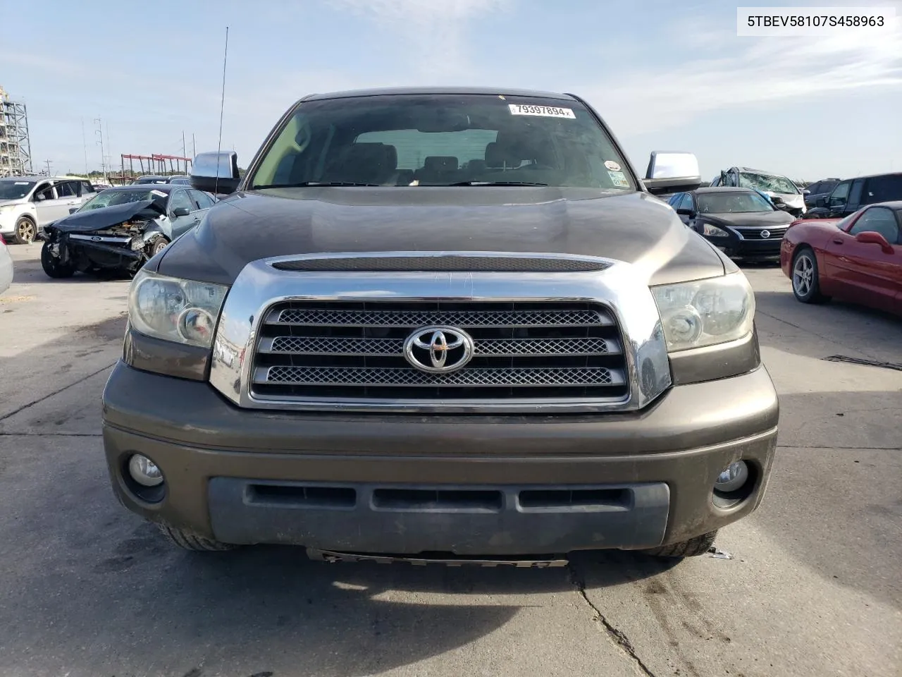 2007 Toyota Tundra Crewmax Limited VIN: 5TBEV58107S458963 Lot: 79397894