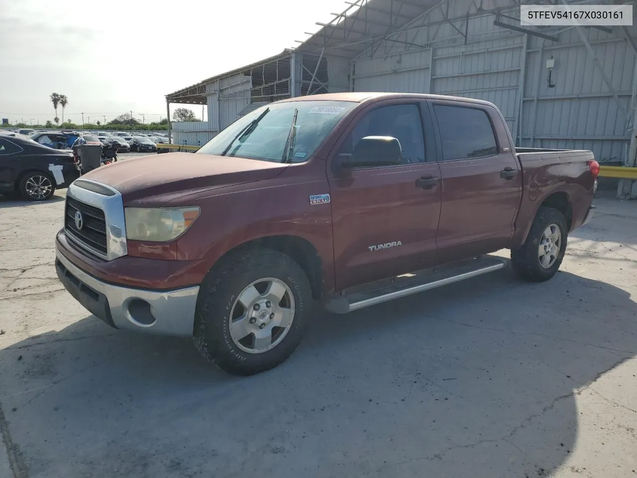 2007 Toyota Tundra Crewmax Sr5 VIN: 5TFEV54167X030161 Lot: 79518884