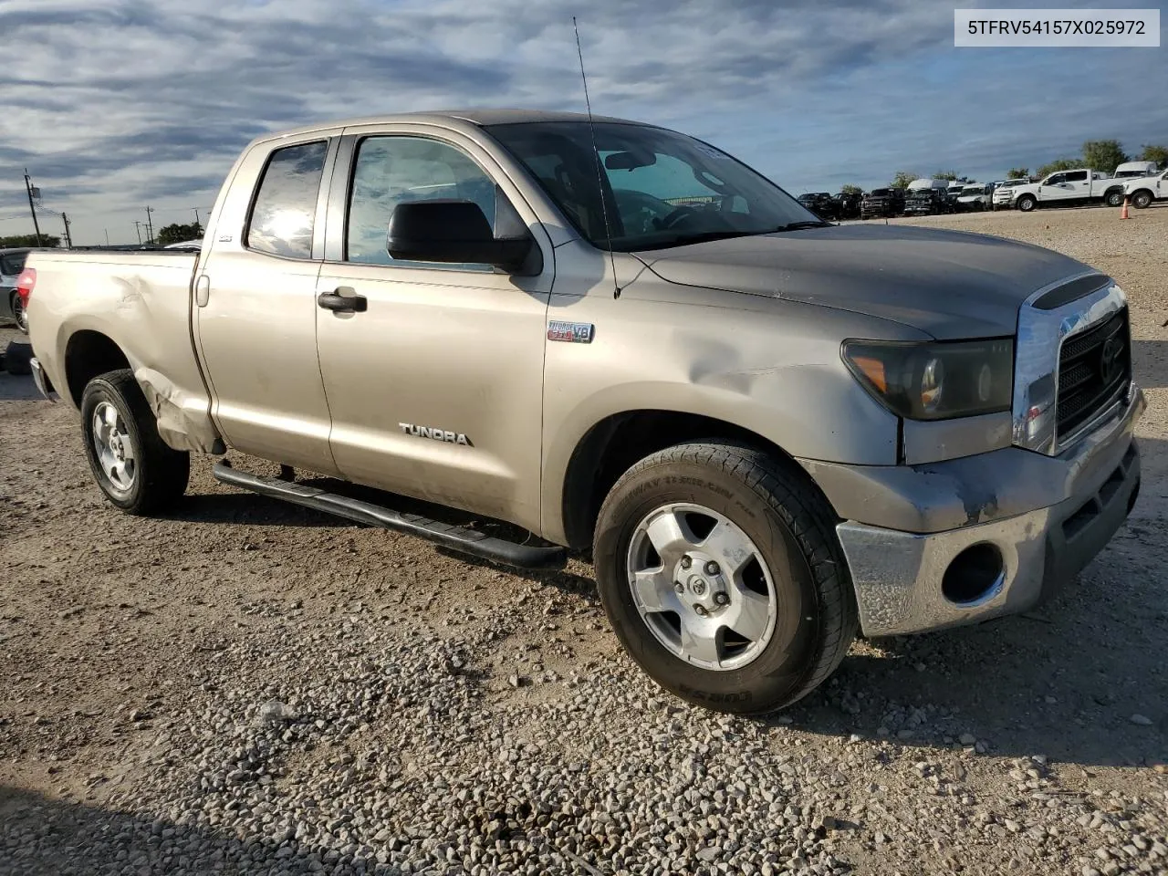 2007 Toyota Tundra Double Cab Sr5 VIN: 5TFRV54157X025972 Lot: 79719204