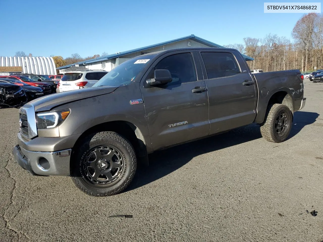 2007 Toyota Tundra Crewmax Sr5 VIN: 5TBDV541X7S486822 Lot: 79799764