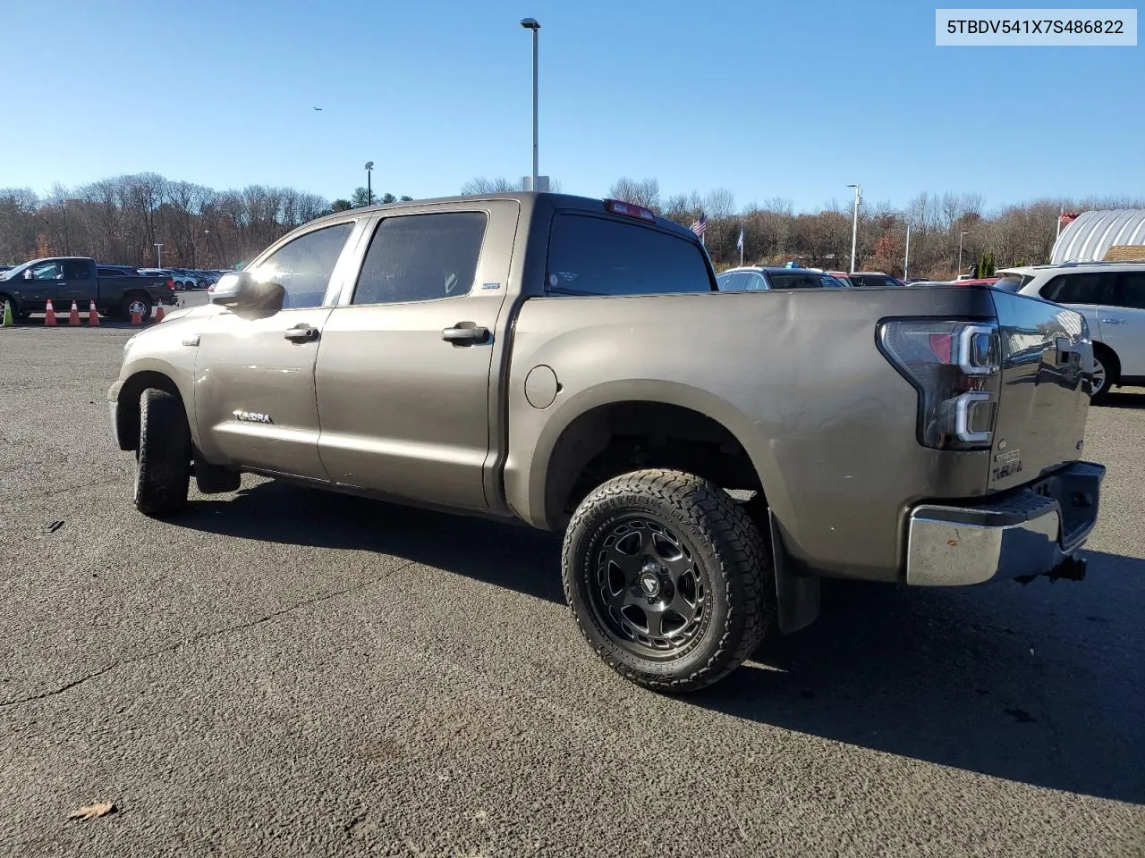 2007 Toyota Tundra Crewmax Sr5 VIN: 5TBDV541X7S486822 Lot: 79799764