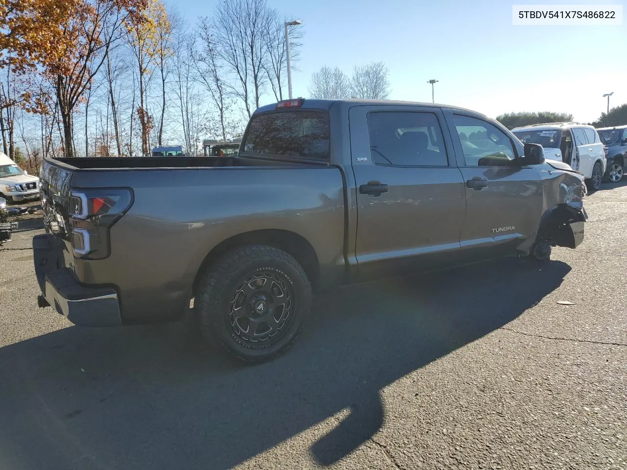 2007 Toyota Tundra Crewmax Sr5 VIN: 5TBDV541X7S486822 Lot: 79799764