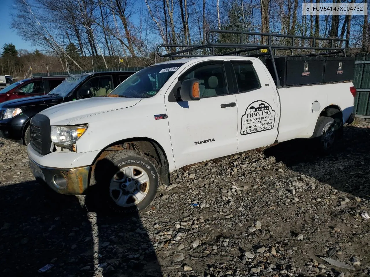 2007 Toyota Tundra Double Cab Sr5 VIN: 5TFCV54147X004732 Lot: 79953294