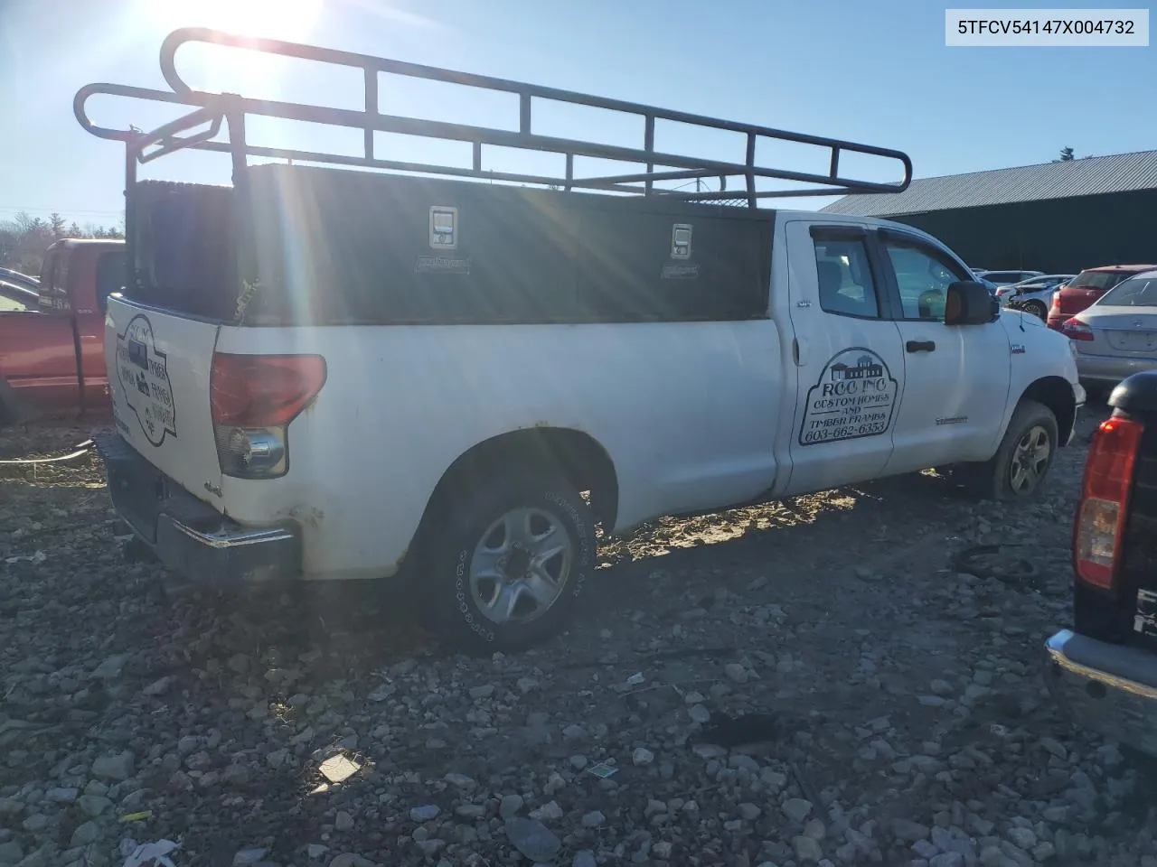 2007 Toyota Tundra Double Cab Sr5 VIN: 5TFCV54147X004732 Lot: 79953294